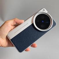 For vivo X300 Pro X200 Ultra Case Leather Anti Fall Skin Friendly Protect Cover For vivo X200 Pro Mini Shell Shockproof Bumper vivo X300 Pro mėlyna