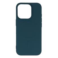 Hurtel Liquid Silicone Case MagSafe for iPhone 16 Pro - dark blue