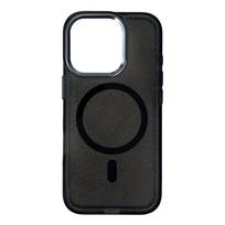 Hurtel Glitter Case MagSafe for iPhone 16 Pro Max - black with glitter