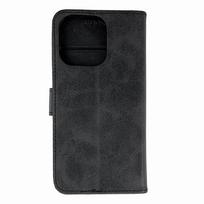 Hurtel Leather Book Case for iPhone 16 Pro Max - black