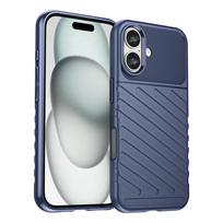Hurtel Thunder Case for iPhone 16 Silicone Case - Blue