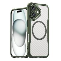 Hurtel Leading Series MagSafe Silicone Case for iPhone 16 Plus - Green
