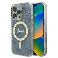 GUESS IML 4G MagSafe Case for iPhone 16 Pro Max - Blue