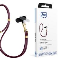 3mk Protection Smartphone lanyard 3mk EasyClip Elite - burgundy