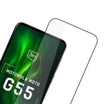 3mk Protection Tempered glass 3mk HardGlass Max Lite Black for Motorola Moto G55 5G