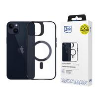 3mk Protection 3mk Satin Armor MagCase with MagSafe for iPhone 14 Plus - Clear with Black Frame