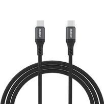 Dudao L3CC USB-C to USB-C 60W 1.2m Braided Cable - Black
