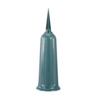Cemetery Vase with Stake Weather-proof Flower Vase Cemetery Flower Holder Outdoor Garden Lawn Memorial Decoration žalia