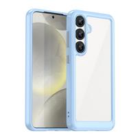 Hurtel Outer Space Case with Gel Frame for Samsung Galaxy S25 - Blue