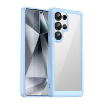 Hurtel Outer Space Case with Gel Frame for Samsung Galaxy S25 Ultra - Blue