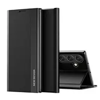 Hurtel Sleep Case Pro Cover with Flip and Stand for Samsung Galaxy A56 - Black