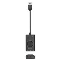Orico SC2 External Multifunction Sound Card with USB-A - Black