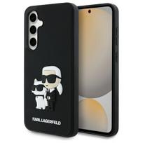 Karl Lagerfeld 3D Rubber Karl AND amp;Choupette Case for Samsung Galaxy S24 FE - Black