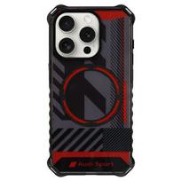 Audi IML Sport MagSafe Case iPhone 15 Pro Max 6.7" black/black hardcase AU-IMLMIP15PM-RSQ/D2-BK