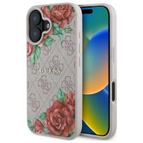 GUESS GUHMP16SP4ROPEMCP iPhone 16 6.1 AND quot; pink/pink hardcase 4G Flowers Print MagSafe