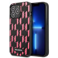 Karl Lagerfeld Monogram Plaque iPhone 13 Pro Max 6.7 AND quot; Case - Pink