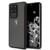 FERRARI Carbon Heritage Case for Samsung Galaxy S20 Ultra - Black