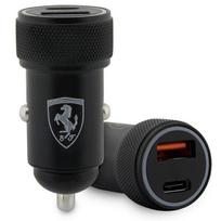 FERRARI PD-QC 3.0 20W Fast Charge Car Charger - Black