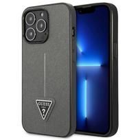 GUESS Saffiano Triangle Logo case for iPhone 13 Pro / 13 6.1 AND quot; - silver