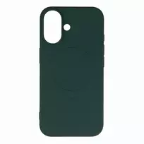Hurtel Liquid Silicone Case with MagSafe for iPhone 16e / 17e - Green