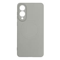 Hurtel Liquid Silicone Case with MagSafe for Samsung Galaxy S25 Edge - Gray