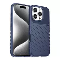 Hurtel Thunder Case for iPhone 16e / 17e silicone armor cover - blue