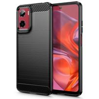 Tech-Protect TPU Carbon Case for Motorola Moto G05 / E15 - Black