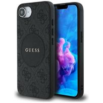 GUESS 4G Circle Classic Logo MagSafe case for iPhone 16e - black