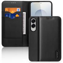 Dux Ducis Hivo Samsung Galaxy S25 Edge Case with Flip and RFID Protection - Black