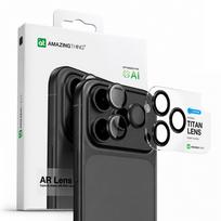 AmazingThing Sapphire Camera Glass for iPhone 17 Pro / Pro Max - with Gray Frame