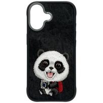 Nimmy Big Eyed Pet 2.0 Panda case for iPhone 17 - black