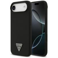GUESS Silicone Triangle Logo MagSafe Case for iPhone 17 Air - Black