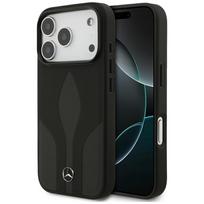 Mercedes Leather The Move MagSafe Case for iPhone 17 Pro - Black