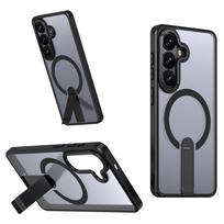 Hurtel Hybrid Armor X Case for Samsung Galaxy S26 Plus with Stand, Compatible with MagSafe - Black