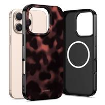 Tech-Protect Lamano MagSafe Case for iPhone 16 Pro Max - Black and Red