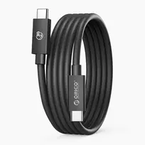 Orico USB4 Cable Compatible with Thunderbolt 5 80Gbps 240W USB-C to USB-C 2m - Black