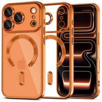 Tech-Protect MagFlex MagSafe Case for iPhone 17 Pro - Transparent Orange