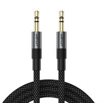 Acefast J10 AUX cable mini jack 3.5mm 1m - black