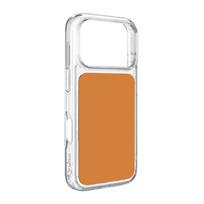 Puro Plate Mag Case for iPhone 17 Pro Compatible with MagSafe - Orange