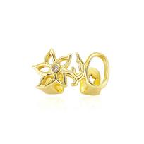 Glossy Finish Teeth Grillz Silver Irregular Shape Tooth Grills Double Hollow Flower Grillz  Cosplay sidabras