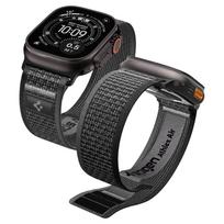 Spigen Athlex Air 2 Strap for Apple Watch 44/45/46/49mm - Black and Gray