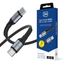 3mk Protection 3mk Hyper Cable N-SERIES USB-C / USB-C 3m PD 3.0 QC 3.0 48V / 5A 240W - black