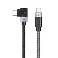 Orico CW240 USB-C to USB-C PD 240W 1m Angled Cable - Black