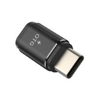 8Pin to Type C Converters Aluminum Alloy Charging Data Transfer Support Wireless Microphones for Live Streaming