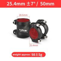 Ultralight Ultralight Aluminum Bicycle Stem 25.4mm/31.8mm Bike Handlebar Stem  Bike Parts 100mm-31.8mm 7 degrees black