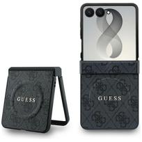 GUESS 4G Classic MagSafe Case for Samsung Galaxy Z Flip 8 - Black