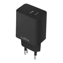 maXlife MXTC-13 travel charger | 20W | PD, QC, PPS | USB-C | black