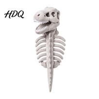 Fluorescent Bone Pet Gear Dinosaur Skeleton Costume Soft Plush T-Rex Halloween Holiday Gift for Cat Lovers Outfit Funny Cosplay Apparel Cats S pilka