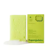 Esponjabon , Aloe Vera, Hydrating  AND  Soothing, Soap  AND  Sponge 2-In-1, For Face  AND  Body, 120 g