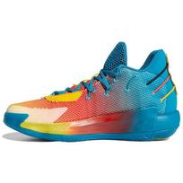 Adidas Dame 7 GCA Avatar Vyriški sportbačiai Oranžiniai Aktyvūs-Mėlyni Įgulos-Geltoni FZ4409 43⅓ blue